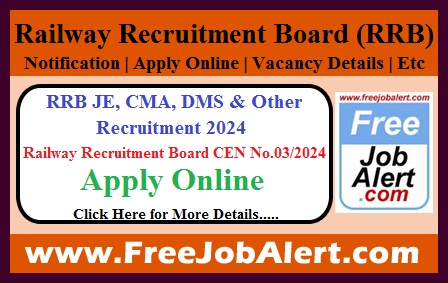 RRB Junior Engineer, Chemical Supervisor, Metallurgical Supervisor & Other Recruitment 2024 – Apply Online for 7951 Posts