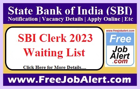 SBI Clerk Result 2024 – Waiting List Released