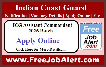 Indian Coast Guard Asst Commandant Recruitment 2024 – Apply Online for 140 Posts