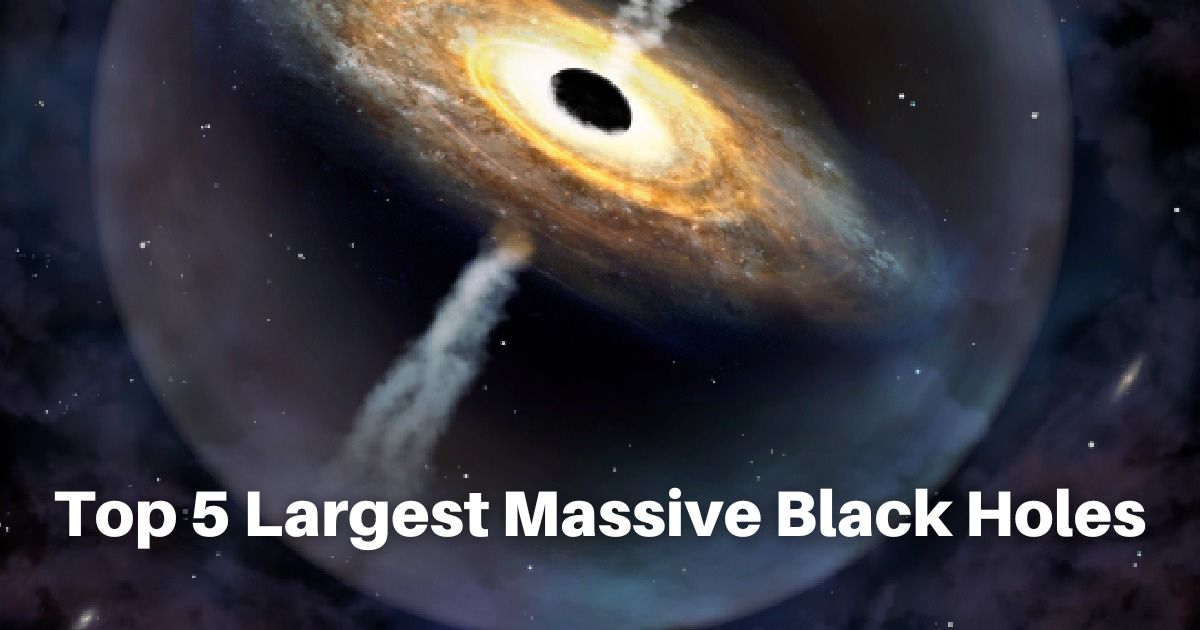 Unveiling the Giants: The 5 Largest Massive Black Holes in the Universe Unveiling the Giants: The 5 Largest Massive Black Holes in the Universe