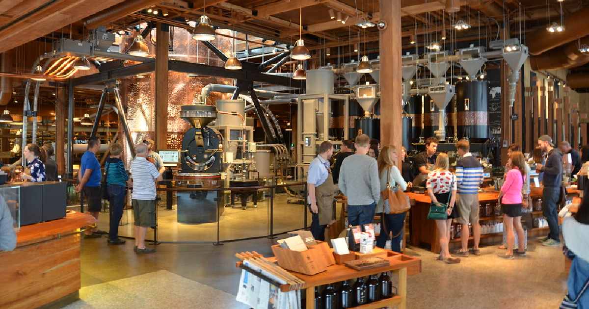 Seattle Roastery Reserve Tasting Room - Largest Starbucks in the World