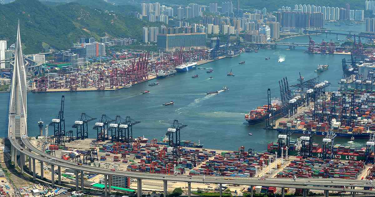 Port of Hong Kong - largest ports in the world